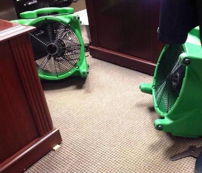 SERVPRO air movers